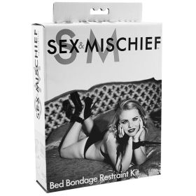 Sex and Mischief Bed Bondage Restraint Kit **
