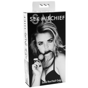 Sex and Mischief Solid Ball Gag - Red **