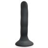 Sportsheets Merge Collection Please Silicone Dildo-Black 5.25"