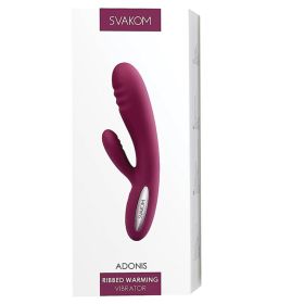 Svakom Adonis Warming Vibrator-Violet 7.8" **