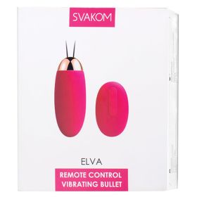 Svakom Elva Vibrating Bullet-Plum Red **