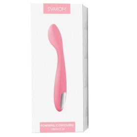 Svakom Keri Contoured Vibrator-Pale Pink **