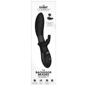 The Beaded Backdoor Rabbit Rechargeable-Black 8.5" **