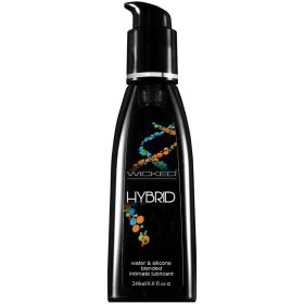 Wicked Hybrid Water & Silicone Lubricant 8.0 Oz. **
