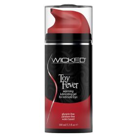 Wicked Toy Fever Warming Lubricating Gel Water Based for Intimate Toys 3.3 Ounce **