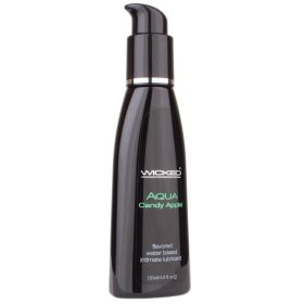 Aqua Candy Apple Flavored Water-Based Lubricant - 4 Oz. **