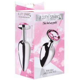 Pink Gem Anal Plug - Large