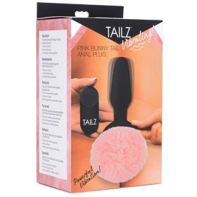 Tailz Vibrating Bunny Tail-Pink **