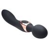 Wand Essentials 10X Dual Duchess 2-in-1 Silicone Massager-Black