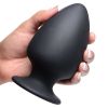 Squeeze-It Squeezable Anal Plug Large-Black