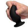 tSqueeze-It Squeezable Anal Plug Small-Black