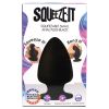tSqueeze-It Squeezable Anal Plug Small-Black