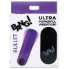Bang Vibrating Bullet with Remote Control-Purple