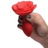 Master Series Booty Bloom Silicone Rose Anal Plug Medium