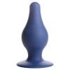 Squeeze-It Squeezeable Tapered Anal Plug Large-Blue