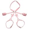 Strict Bondage Harness with Bows-Pink ...