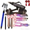 Automatic Sex Machine Gun with Many Dildo,Sexual Intercourse Robot Fucking love Machine 6cm Retractable Female Masturbator Sex Toys**