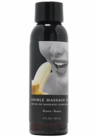 Edible Massage Oil 2 Oz. - Banana**
