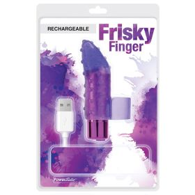 Power Bullet Frisky Fingers Rechargeable-Purple **
