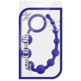 Luxe Silicone 10 Beads - Indigo **