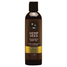 Hemp Seed Massage Oil - 8 Fl. Oz. - Nag Champa **