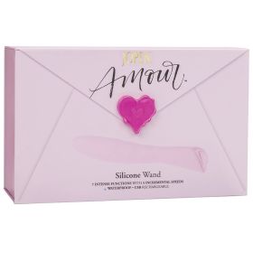 Amour Silicone Wand-Pink **