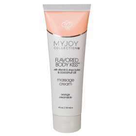 Flavored Body Kiss Cream-Orange Creamsicle 4oz **