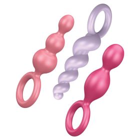 Satisfyer Plugs Colored 3 Piece Set **
