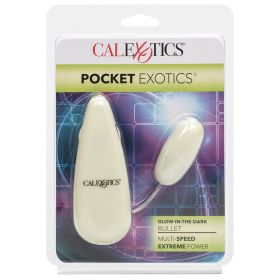 Glow-in-the-Dark Pocket Exotics Vibrating Glowing Bullet **