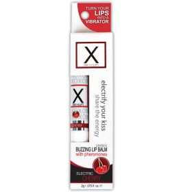 X On The Lips Buzzing Lip Balm-Cherry **