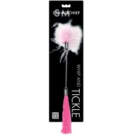 Sex and Mischief Whip and Tickle - Pink and White **